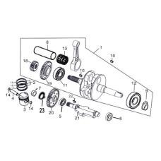 PİSTON SEKMAN TAKIM (RT250)